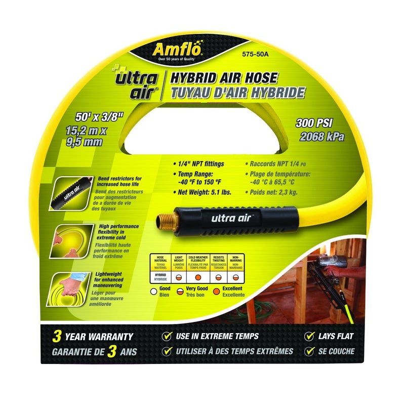 Amflo 575-50A 3/8" x 50' Ultra Air Hybrid Air Hose - Image 2